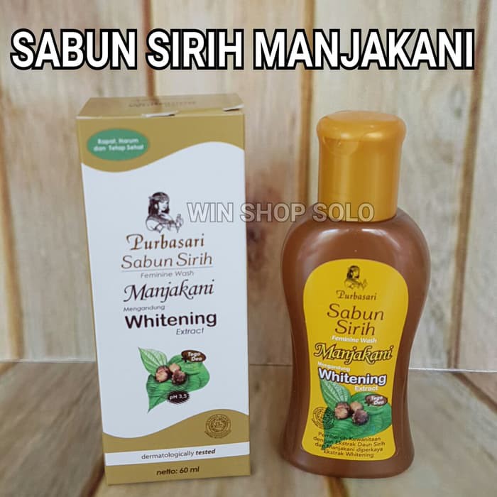 [COKLAT] PURBASARI SABUN SIRIH MANJAKANI 60ML