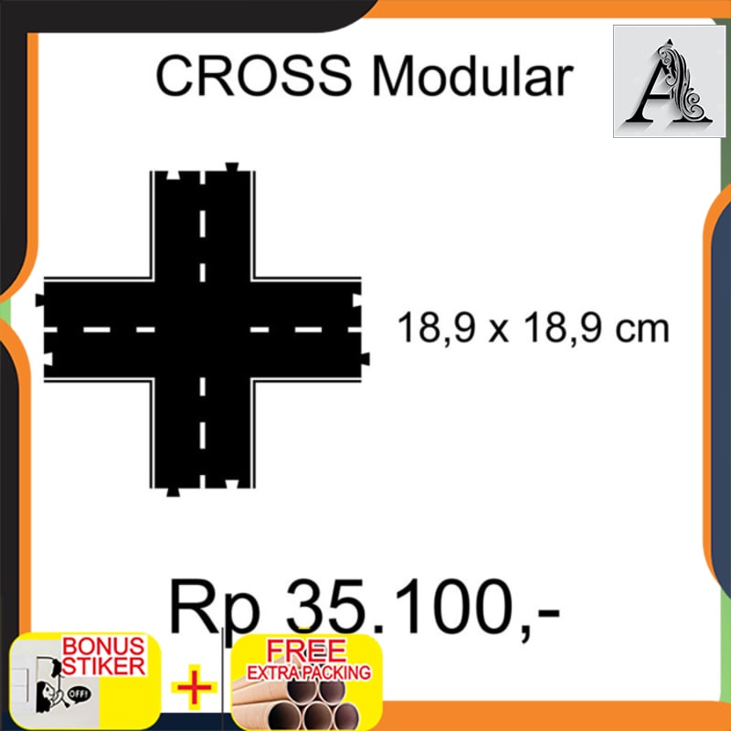 

Murah Track Roads Car Diecast Diorama CROSS JUNCTION