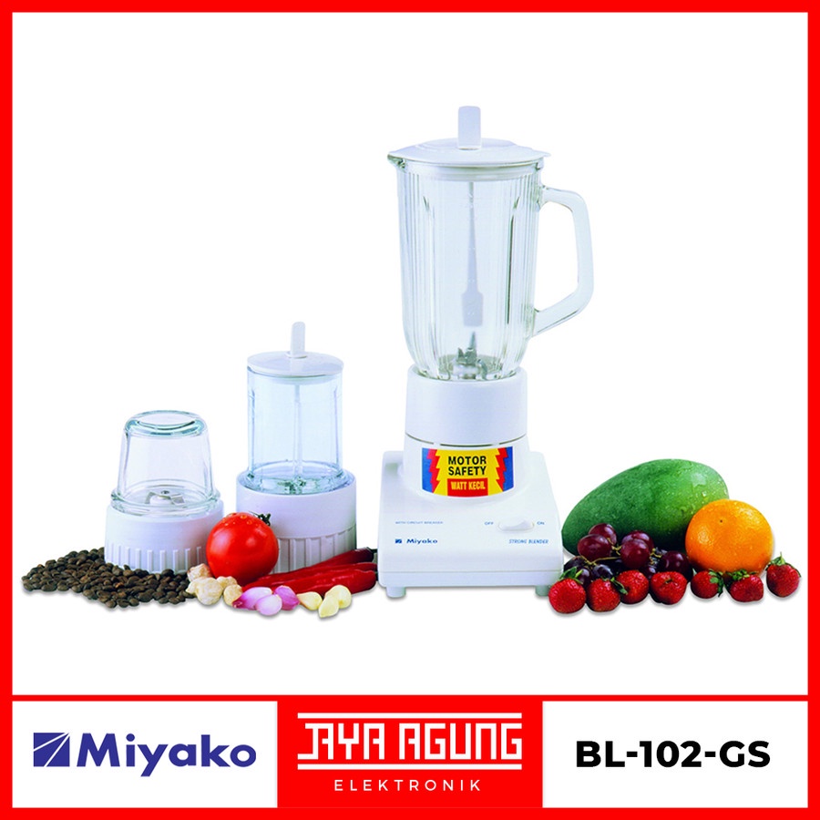 Blender Plastik 1 liter 3in1 - Miyako BL 102 pl/gs