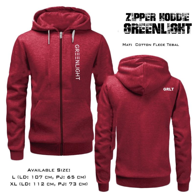 HOODIE ZIPPER 'GREENLIGHT' SIZE L XL XXL#JAKET GREENLIGHT#JAKET MURAH#HOODIE MURAH#JAKET MURAH