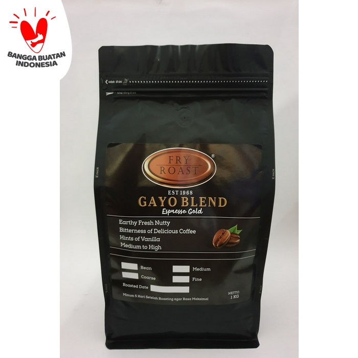 

NEW KOPI GAYO BLEND ESPRESSO GOLD 1 KG BIJI DAN BUBUK - BIJI