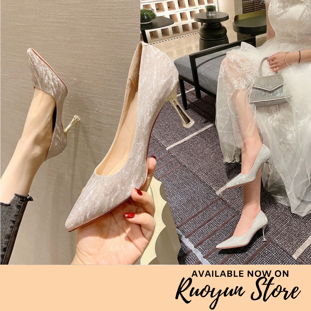 RYS - Royal Wedding Sepatu Hak Heels Wanita Fashion Pesta - Ori Import