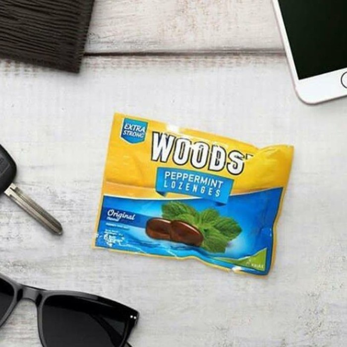 

Permen Pelega Batuk Sakit Tenggorokan WOOD PERMEN / WOODS LOZENGES Mint