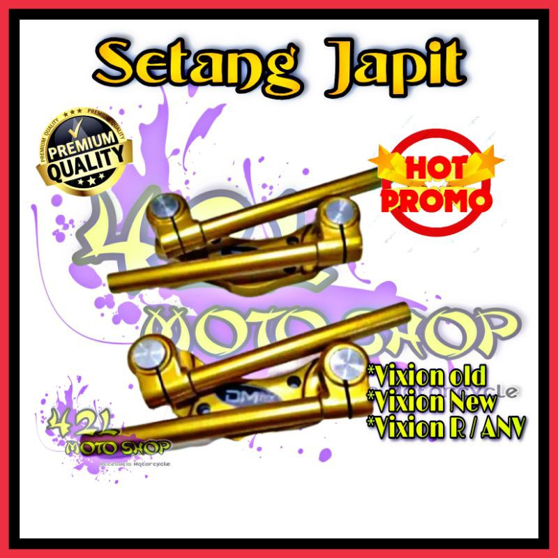 setang jepit Vixion stang japit V-ixion old new all new vixion R vva NVA NVL vijar