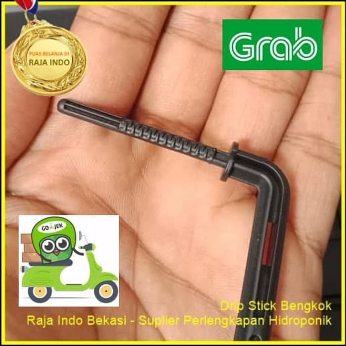 Drip Stik Bengkok Drip L El Stick Dripper Bend Arrow Irigasi Tetes