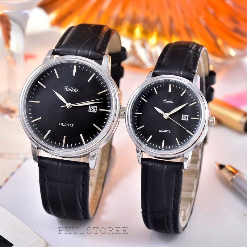 JAM COUPLE TALI KULIT TERLARIS JAM TANGAN SEPASANG PRIA DAN WANITA TALI KULIT_JAM TANGAN COWOK TALI KULIT, JAM TANGAN CEWEK TALI KULIT_TAHAN AIR JAM TANGAN COUPLE UNISEX