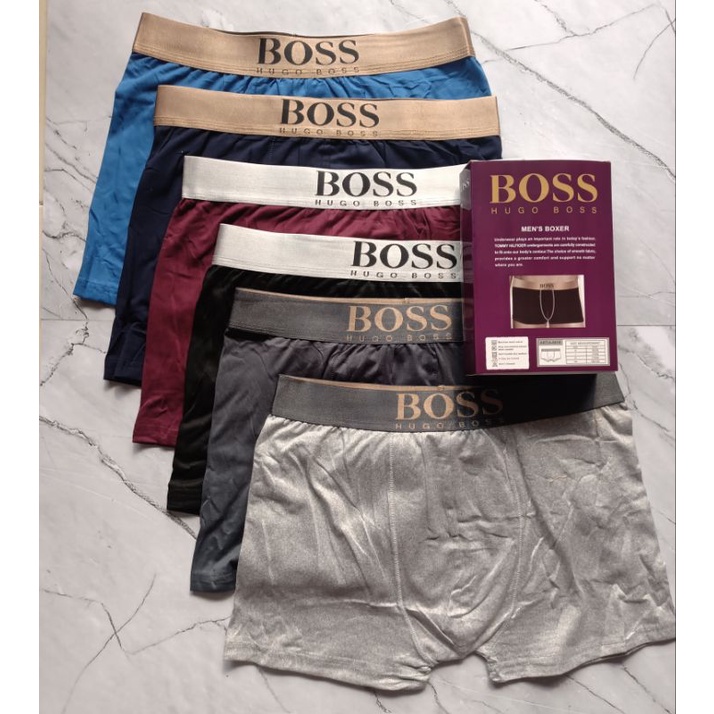 3 pcs celana dalam boxer pria / boxer bos premium