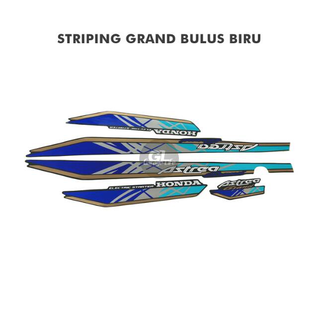 Striping Astrea Grand Bulus 1992 Biru