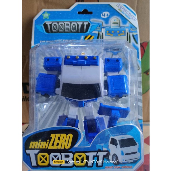 mainan mobil derek bisa berubah menjadi robot / ST 24 RB 29 TOOBOTT MINI ZERO / mainan 2 in 1