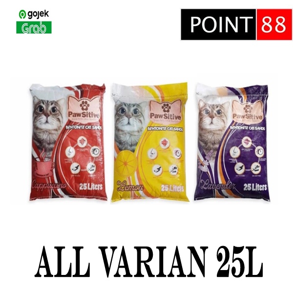 PASIR KUCING PAWSITIVE ALL VARIAN 25L (GRAB/GOSEND)