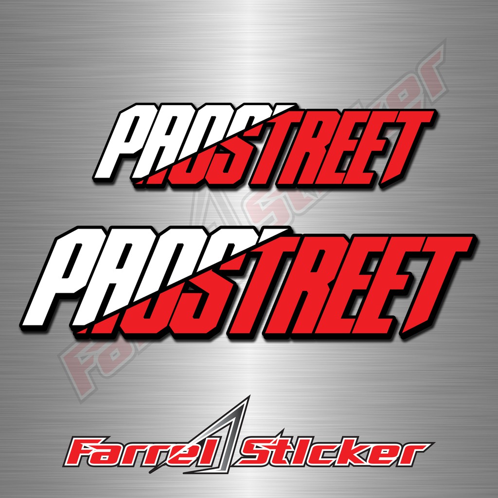 stiker PRO STREET sticker PROSTREET 15 &amp; 20 CM