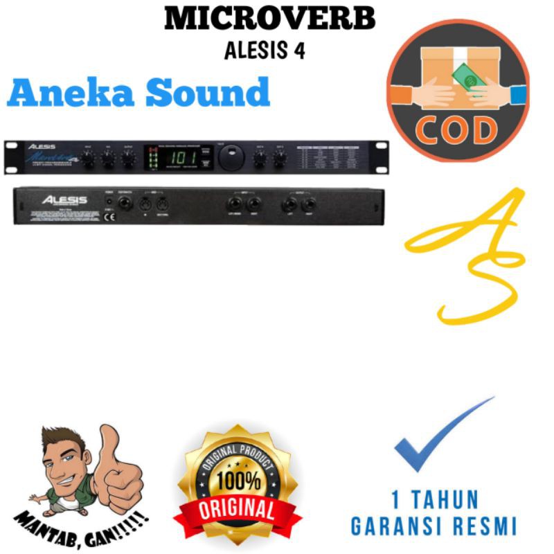 Effect Vocal Alesis Microverb 4 Made In Taiwan Garansi 1 Tahun