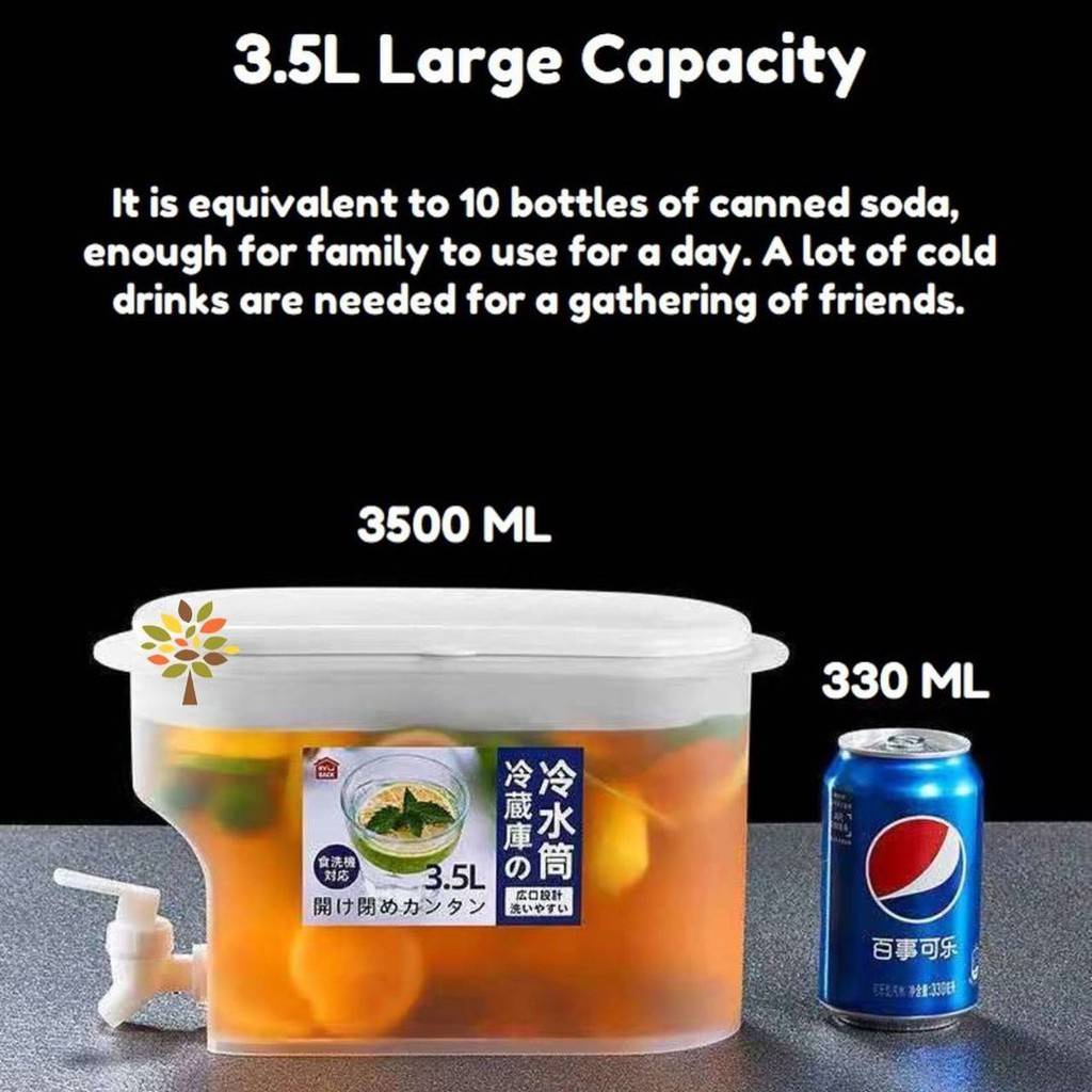 DISPENSER AIR MINUM KULKAS 3,5 LITER/DISPENSER KULKAS PORTABLE/TEMPAT GALON MINI