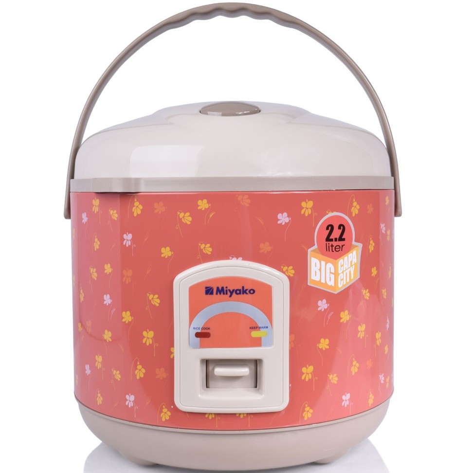 Miyako MCM838 Rice Cooker / Magic Com 2.2 Liter 3 in 1 Bonus Gelas Ukur dan Sendok Nasi