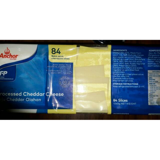 

KEJU SLICE CHEDDAR ANCHOR 1 KG