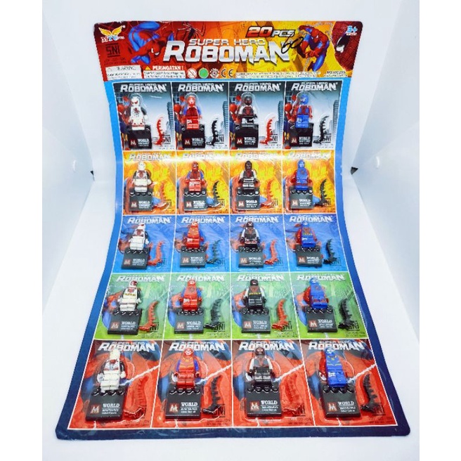 Mainan Lego Spiderman/ Roboman Lego Spiderman isi 20pcs