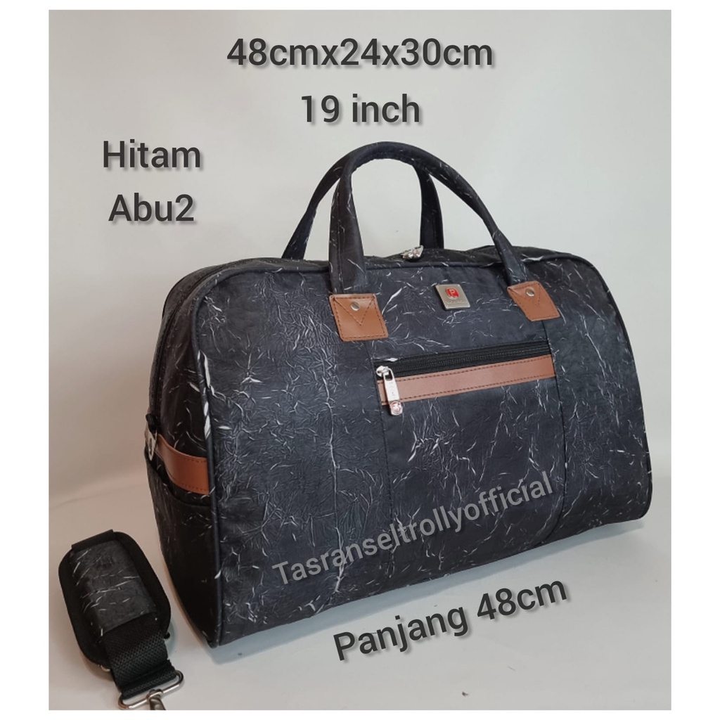 Tas Pakaian Travel Bag Polo Interclub 48cmx24x30 medium size original