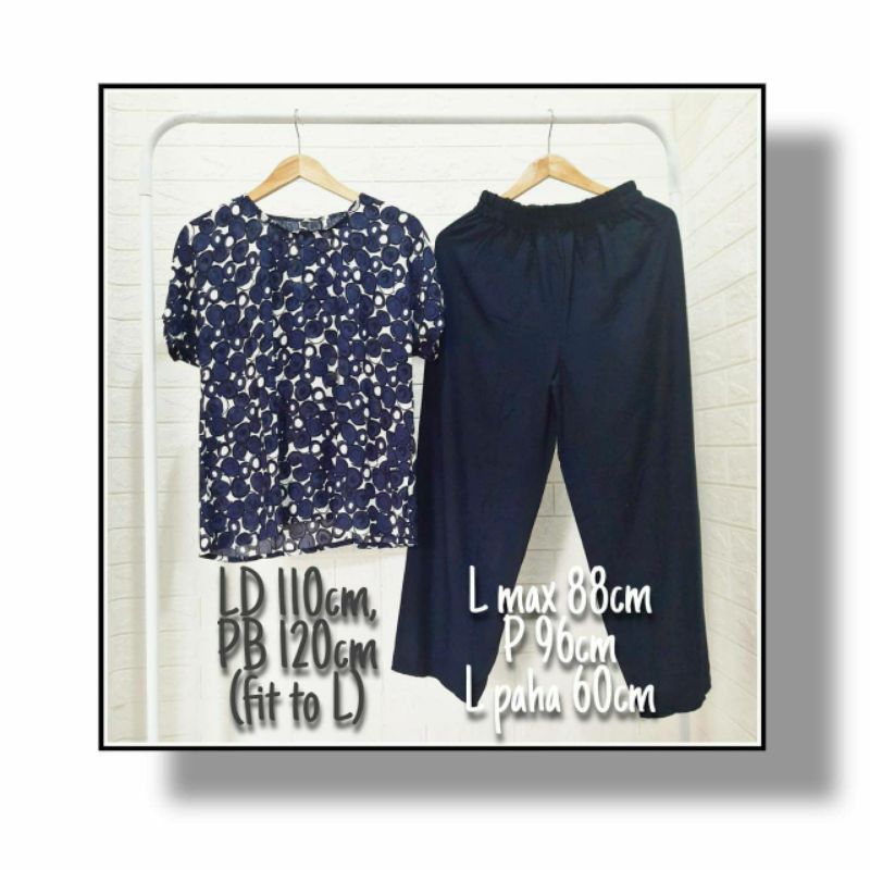 Pajamas Setelan Piyama Babydoll lengan pendek celana panjang bahan Rayon Halus Lembut