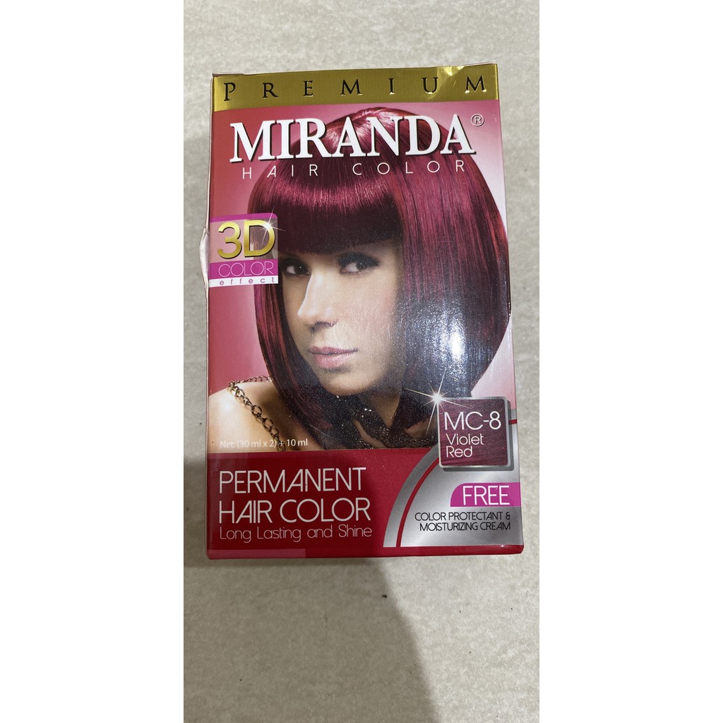 Miranda hair color violet red mc 8