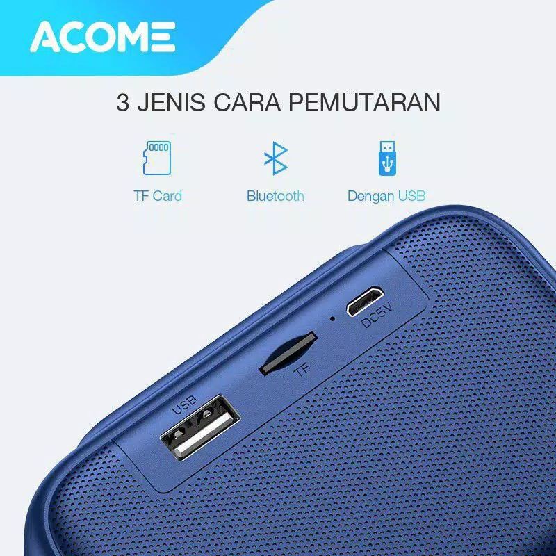 ACOME A1 SENSE Speaker Bluetooth 5.0 Portable Ultra Bass TWS