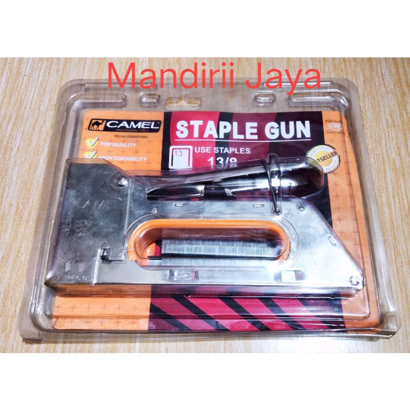 

Staple Gun Camel / Staples / Alat Tembak Jok Steples Hekter Jok 4 6 8 mm