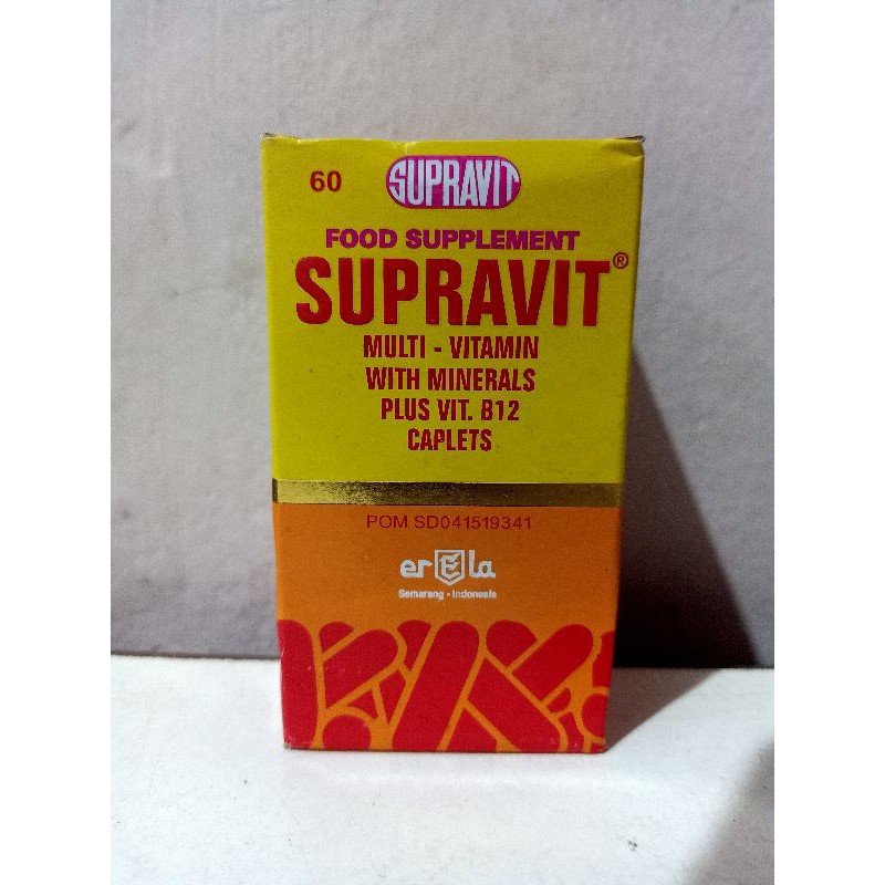 Supravit multivitamin isi 60 kapsul