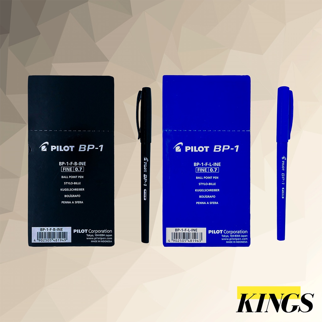 

Pilot Ball Point / Pen / Pena / Bolpen / Pulpen BP-1 Fine 0.7 mm