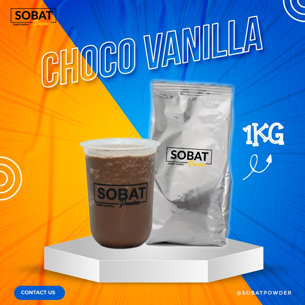 

Choco Vanilla Powder Premium 1kg | serbuk minuman