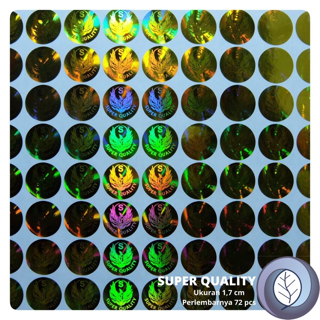 

Stiker Hologram SUPER QUALITY S Phoenix Gold