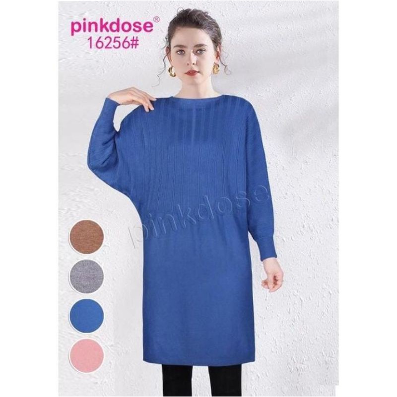 Dress rajut import pinkdose / Tunik Rajut import #002
