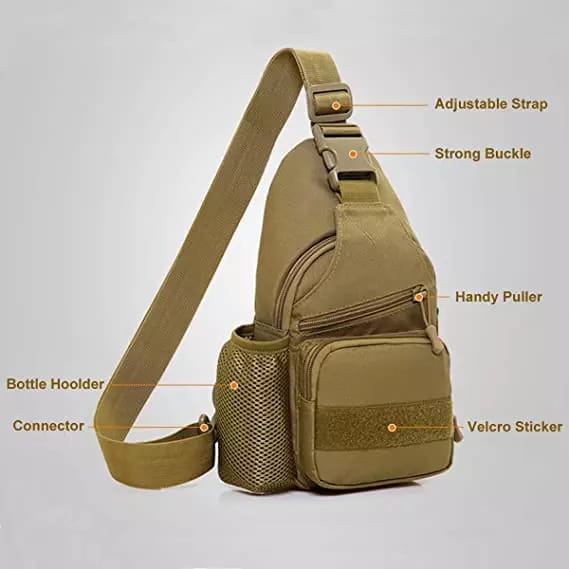 TAS SELEMPANG SLING BAG ARMY CODE:MCY 332