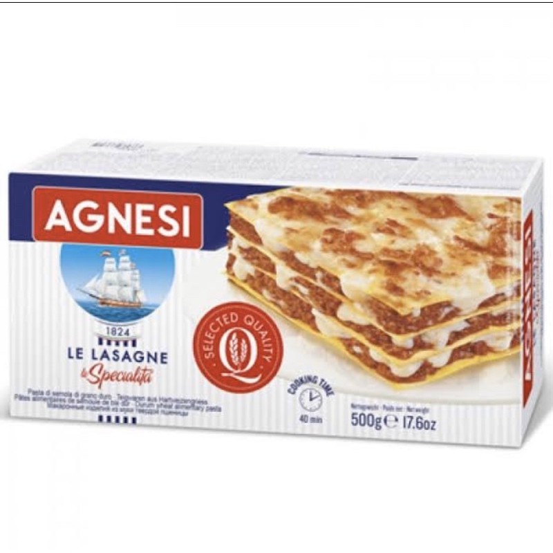 

Agnesi lasagna 500 gr