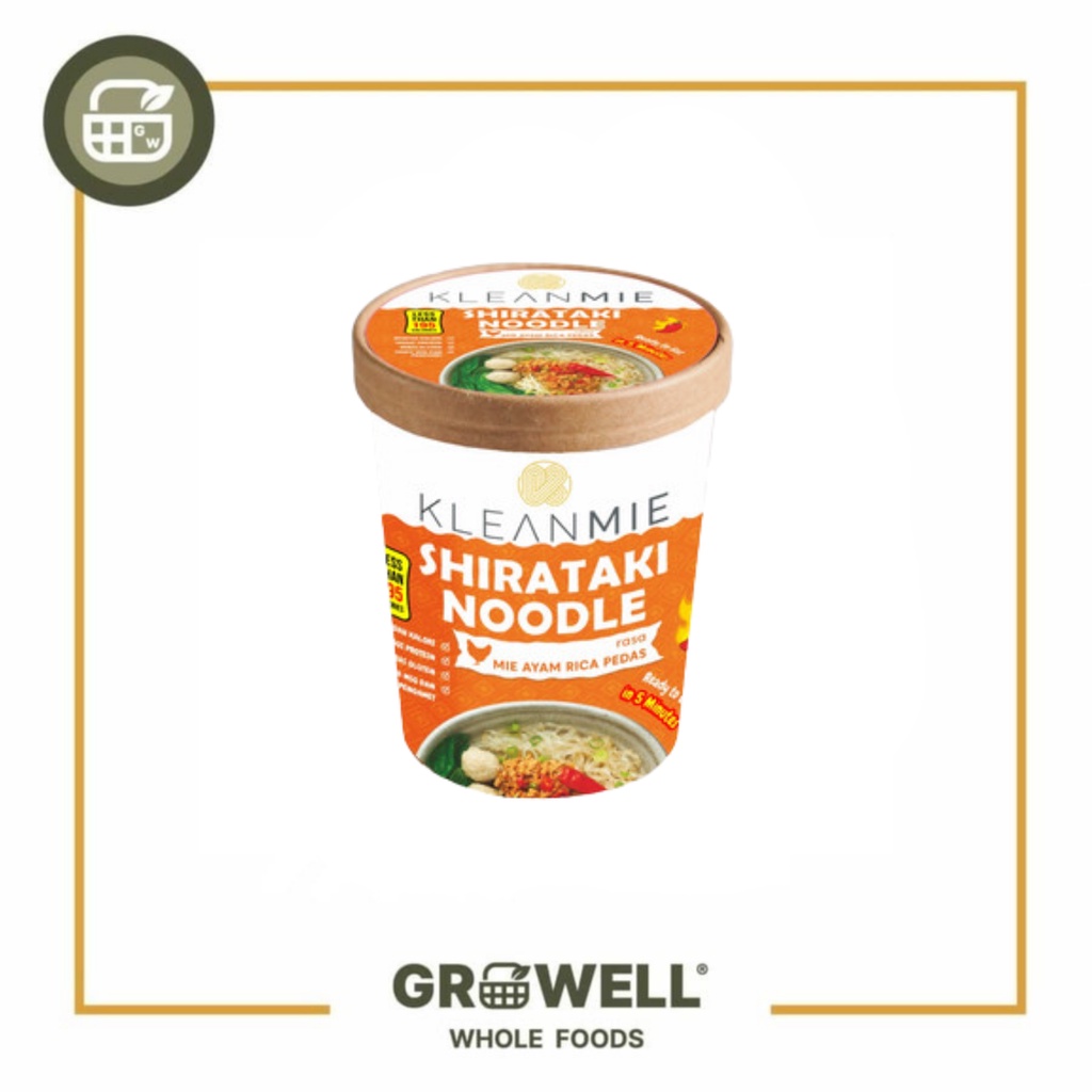 

KLEANMIE SHIRATAKI - MIE AYAM RICA PDS 126GR