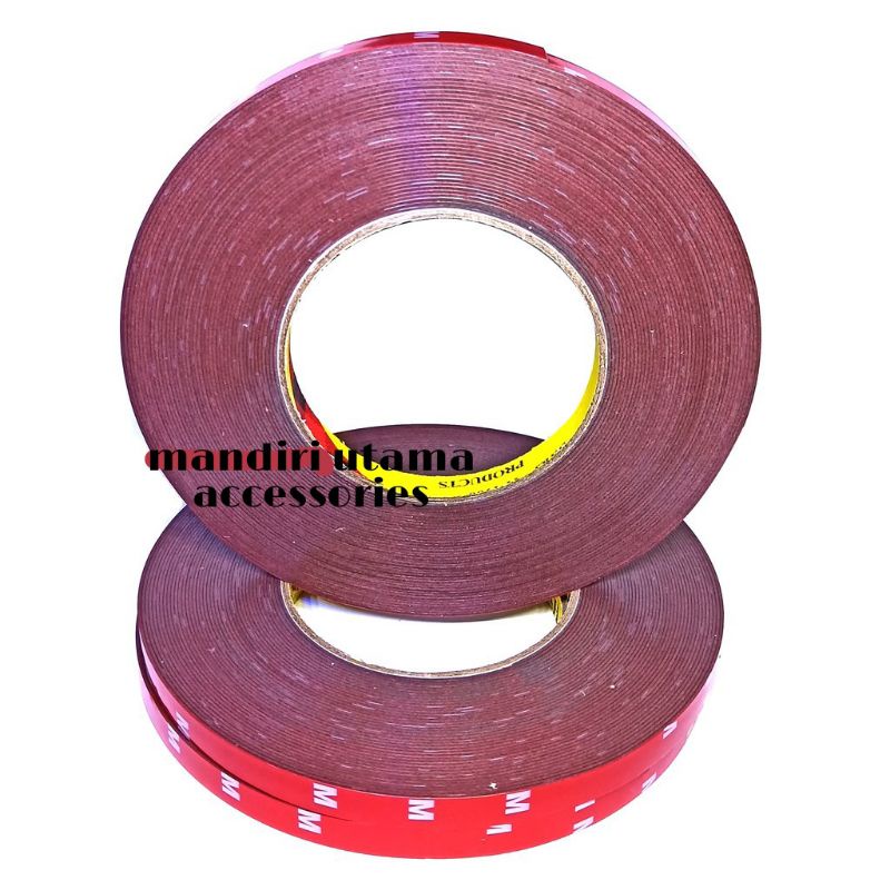 

Double Tape 3m 1 cm x 15 m Merah