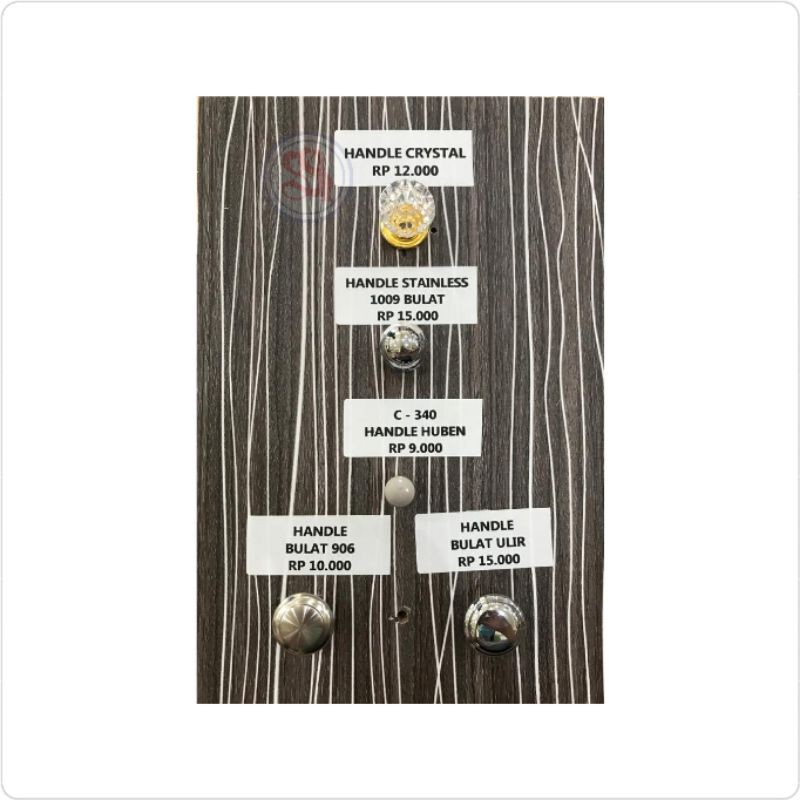 Tarikan Laci/Handle Laci/Handle Bulat Ulir