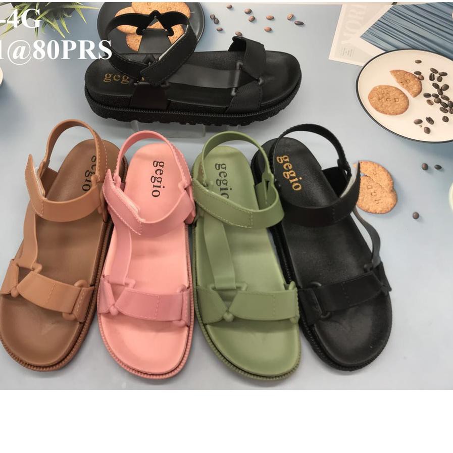 ❂ GGI Sandal Jelly Wanita 2017-4 Sandal Tali Sandal Gunung ✈