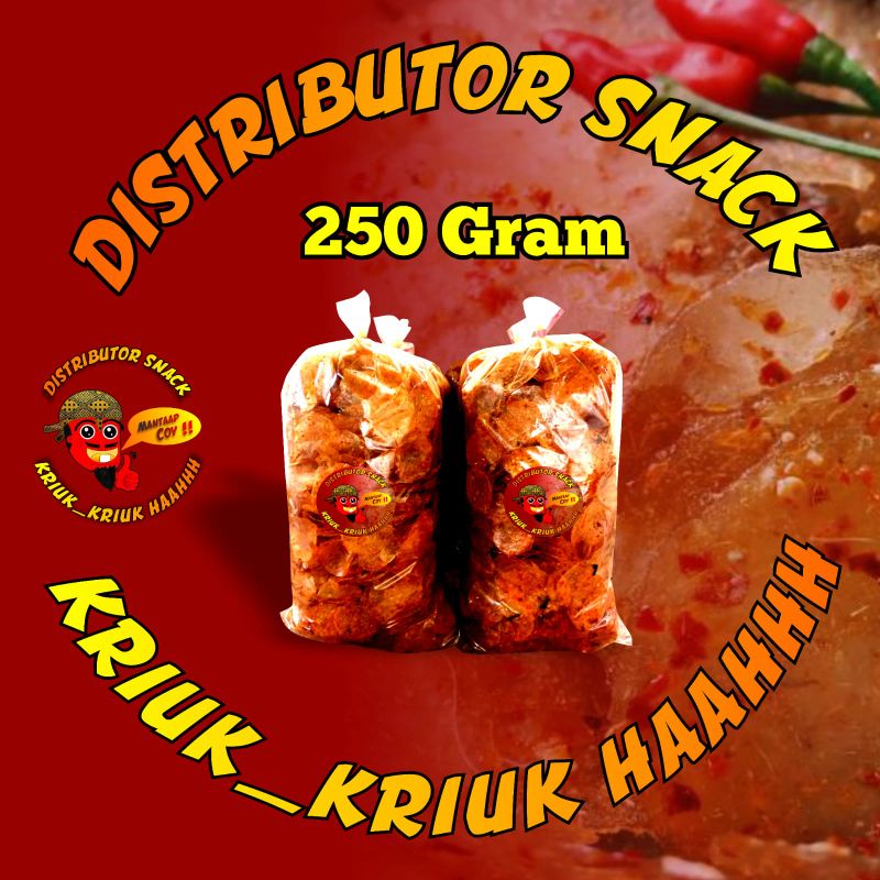 KERIPIK KACA ¼ KG / Keripik kaca pedas daun jeruk kemasan / pikca pedas / keripik kaca beledag