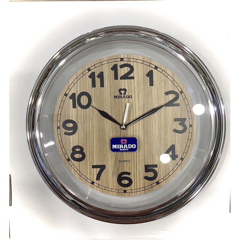 jam dinding mirado transparan