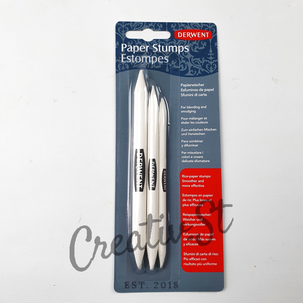 

Derwent Paper Stump Paper Pencil Stumps Set 3 Dusel Tortillon Paper Pencil