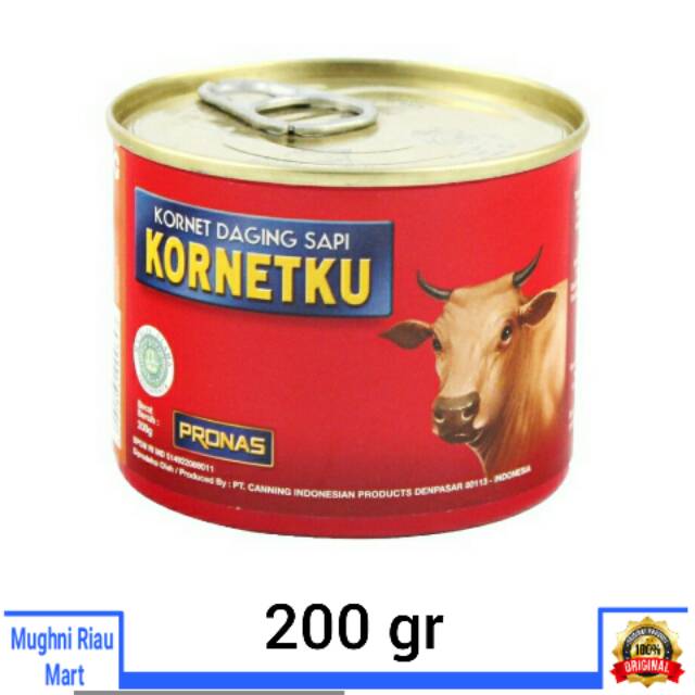 

Pronas Kornetku 200G - Corned Beef Kornet Sapi