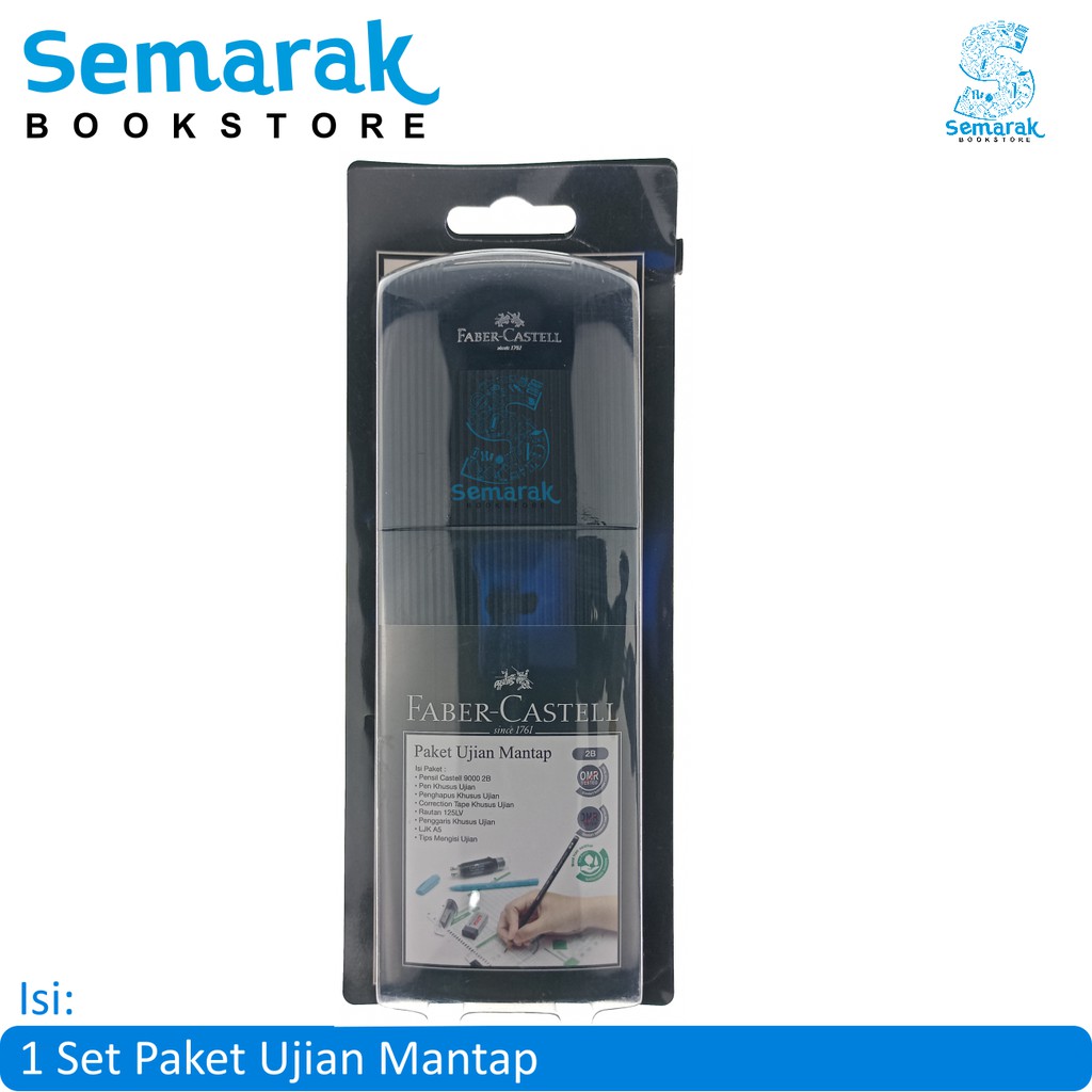 

Alat Tulis Ujian Faber Castell Paket Ujian Mantap [1 Set]