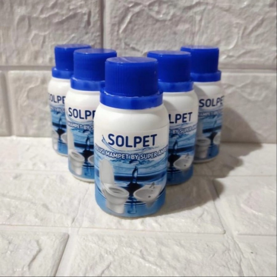 SOLPET obat pembersih wc mampet / pembersih wc mampet / saluran pipa