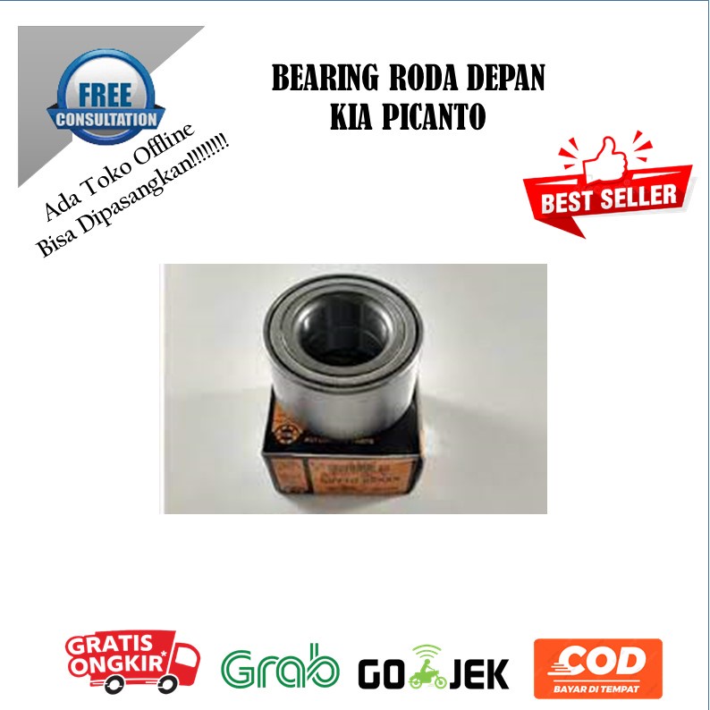 (2) BEARING RODA DEPAN PICANTO HUB BEARING RODA DEPAN KIA PICANTO