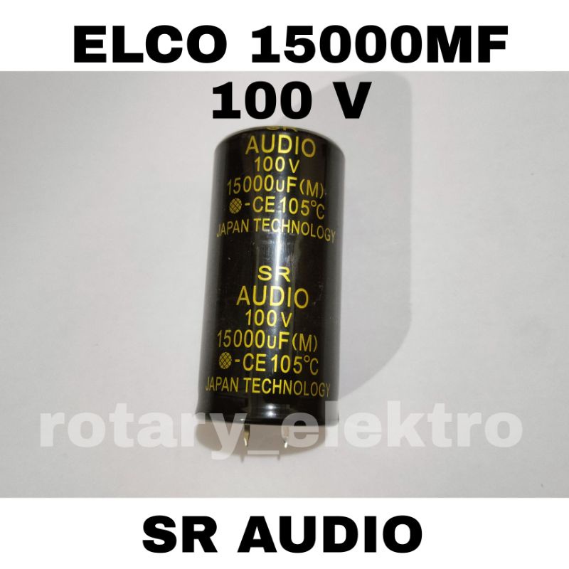 ELCO 15000MF 100V SR AUDIO 100% ORIGINAL