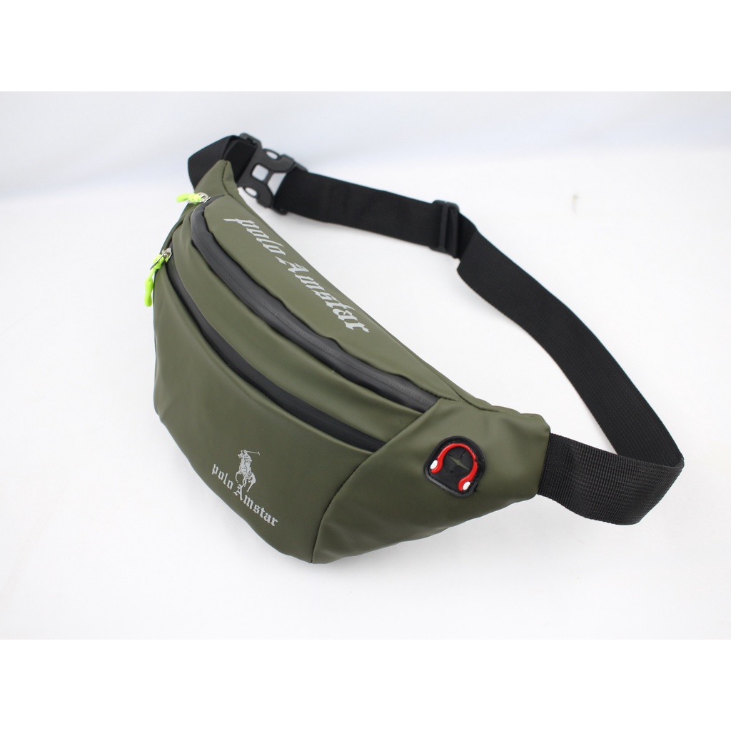 TAS SALEMPANG WATERFROOF ANTI AIR PRIA WANITA SPORTY OUTDOOR WAIST BAG