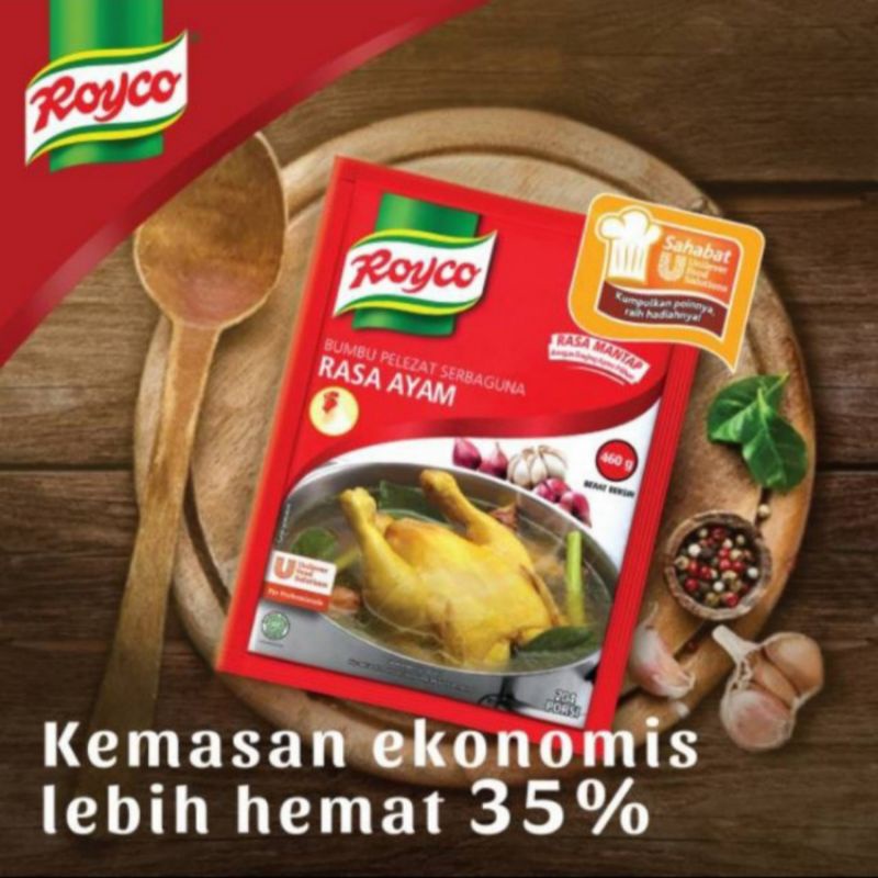 

royco ayam 460 gram/bumbu pelezat makanan royco