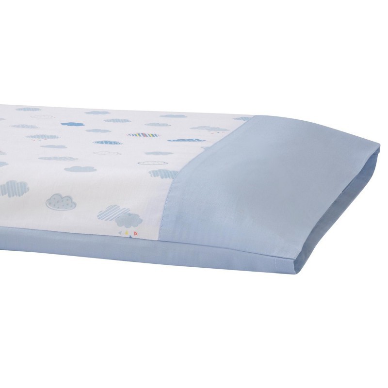 ClevaMama ClevaFoam Toddler Pillow Case - Blue