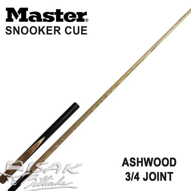 Master Snooker Ashwood 10 Mm - 34 Joint Stik Kecil Billiard Stick Ash