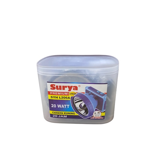 SURYA Senter Kepala 20watt / SURYA SYH 206A / L206A / L-206A Kuning