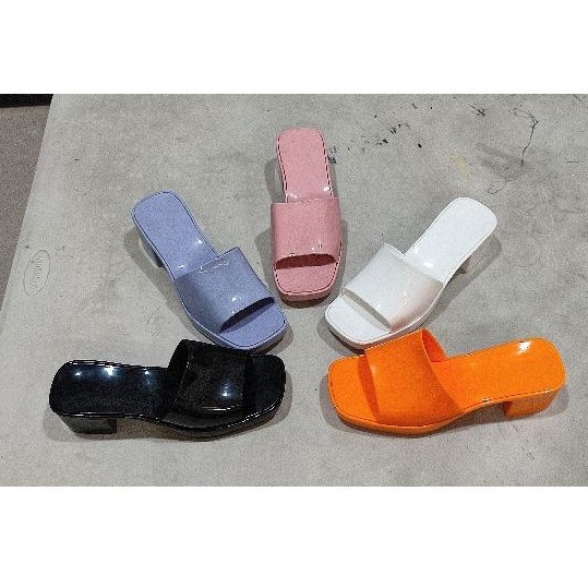 Pvc rubber heels no brand gucci look alike (36-41) BIG CUT